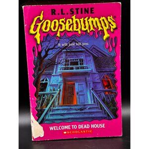 Goosebumps R.L. Stine #1‎ Welcome to Dead House 1st Scholastic Ed, 2nd Printing
